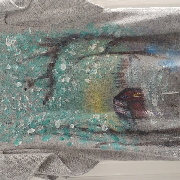 Handpainted Wool + Angora Top - Picture 2 of 5